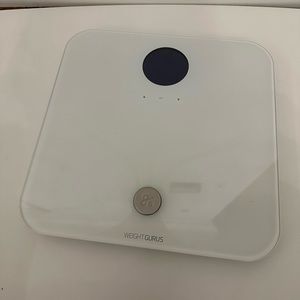 Weight Gurus Bluetooth Body Composition Smart Scale, White, iOS & Android